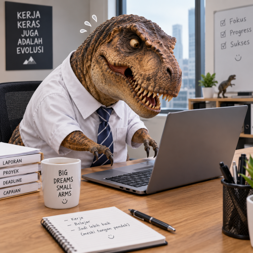 T.-Rexs-Short-Armed-Workday.png